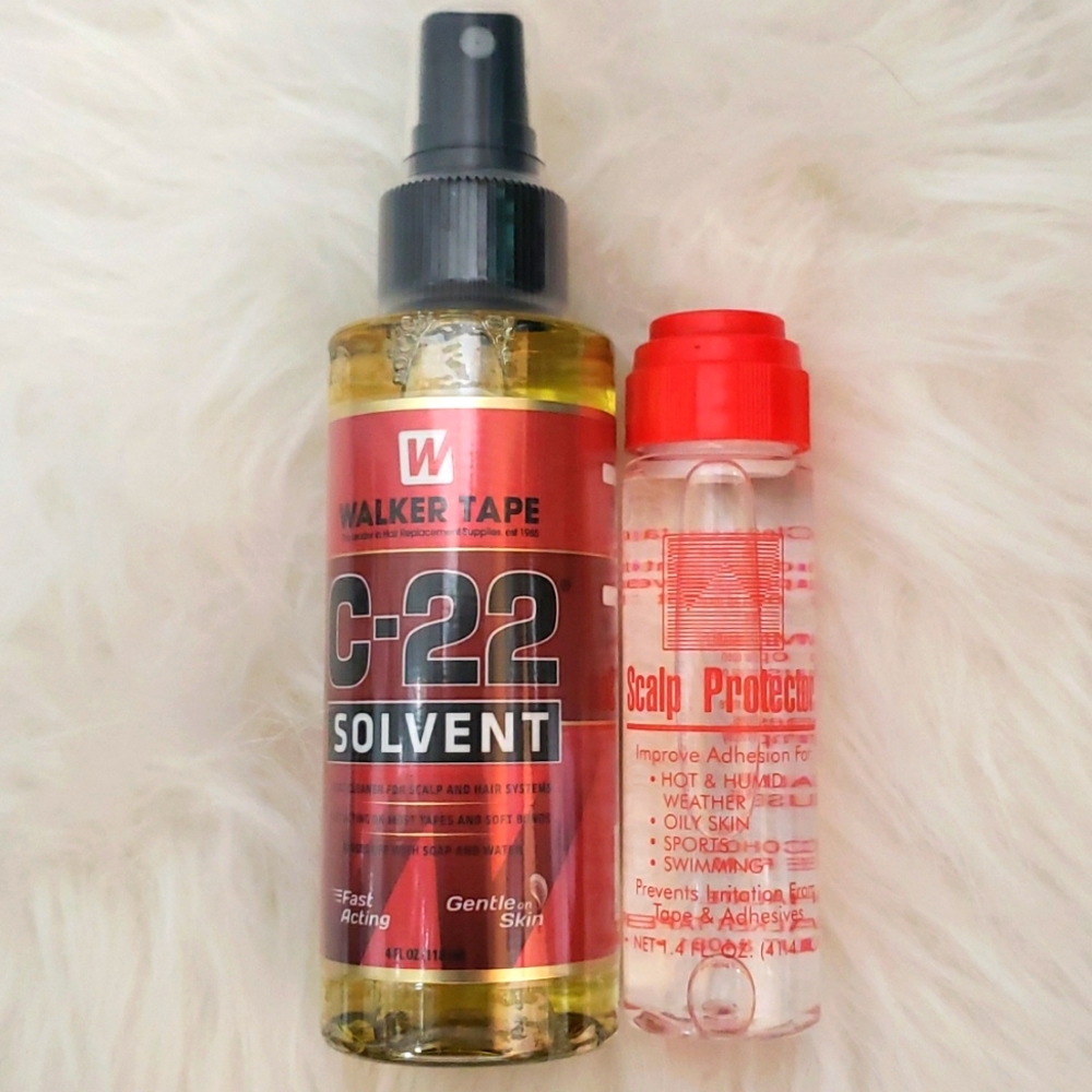 C-22 solvent and scalp protector